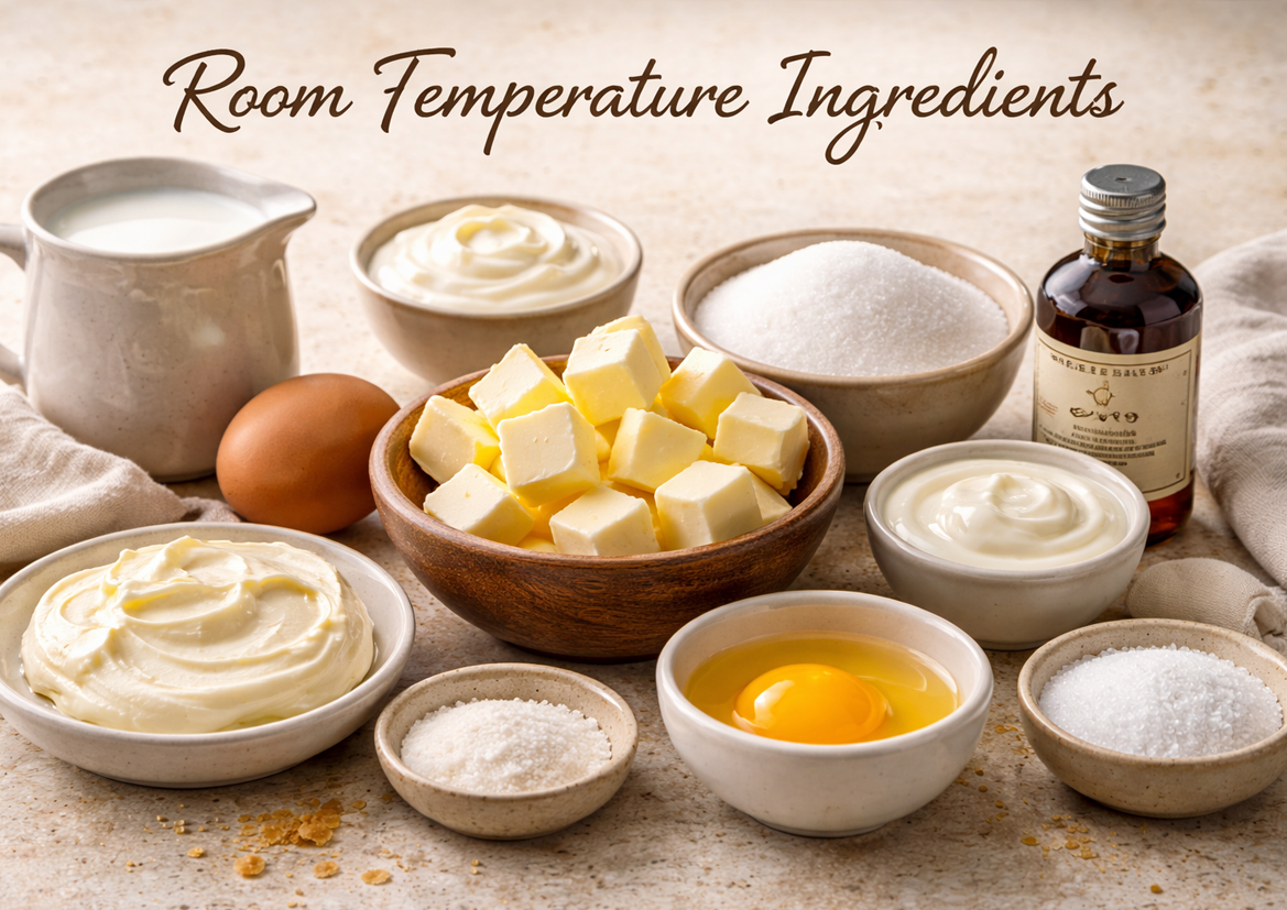 Why Room Temperature Ingredients Matter and How to Get Them There Quickly