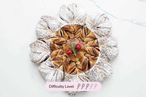 Raspberry Star Bread