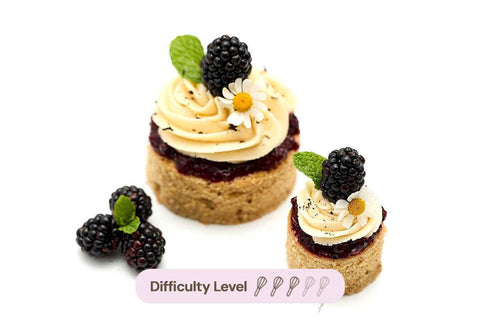 Earl Grey, Blackberry & Honey Tea Cakes