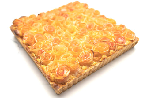 Apple Rose Tart with Frangipane