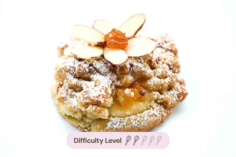 Apricot Clouds French Pastries With Vanilla Pastry Cream