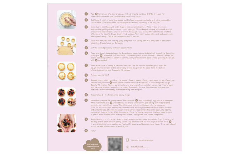 Curated Recipe & Techniques + On-demand Video Class