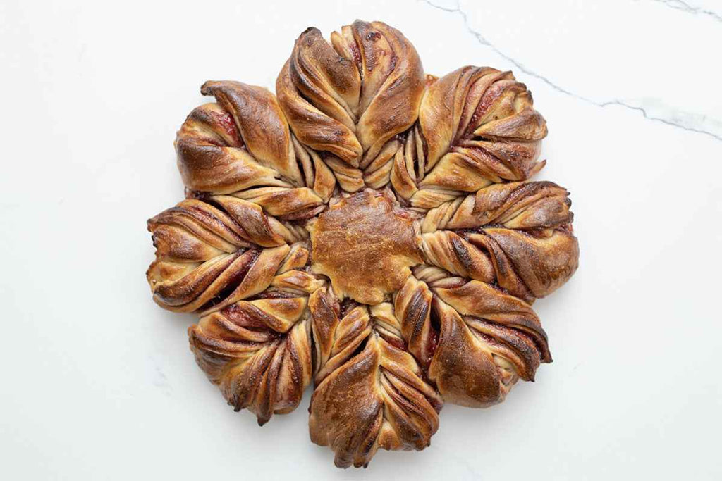 Easy Raspberry Stars Raspberry Star Bread DIY Baking Kit | Unique Baking Gift & Easy Bread ...