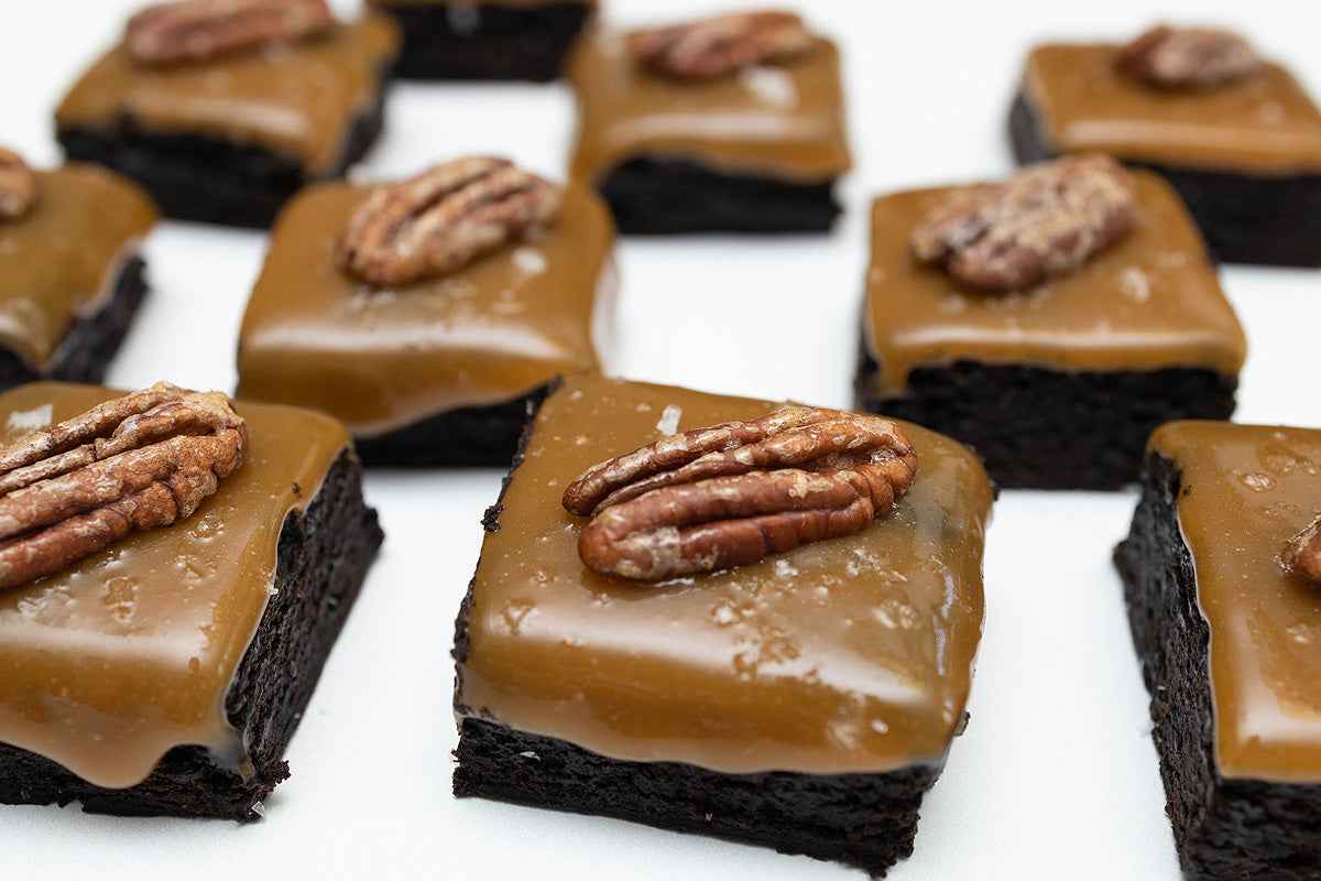 Salted Caramel Turtle Brownies Refill Pack by Crumble Crate