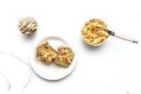 Peaches and Cream Muffins by Crumble Crate