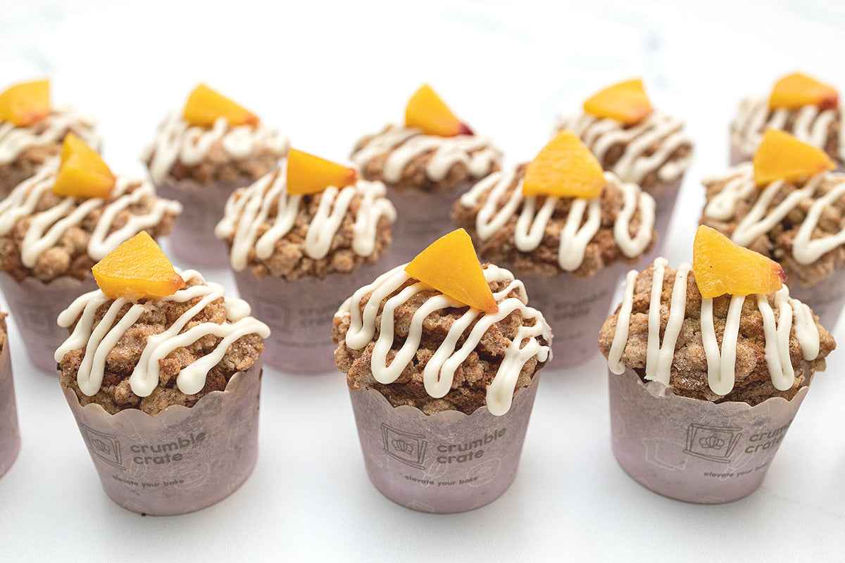 Peaches and Cream Muffins Refill Pack by Crumble Crate