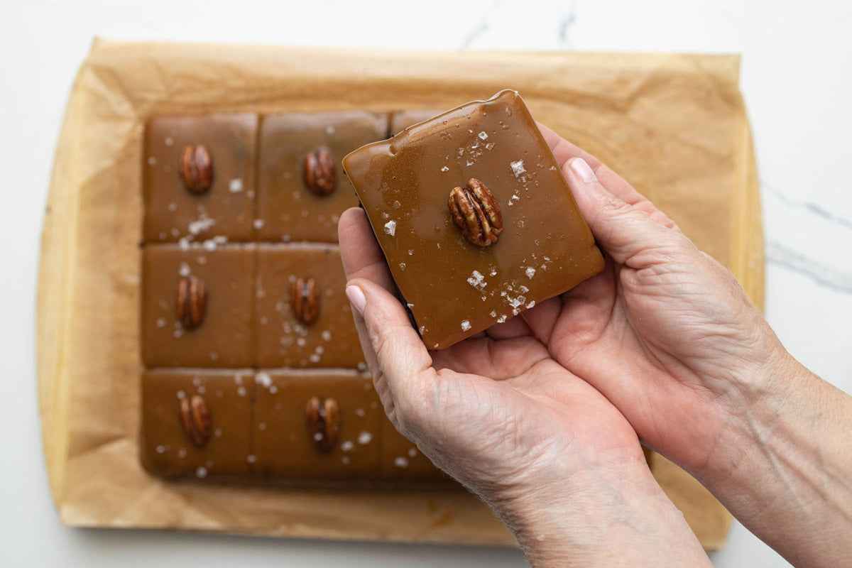 Salted Caramel Turtle Brownies Refill Pack by Crumble Crate