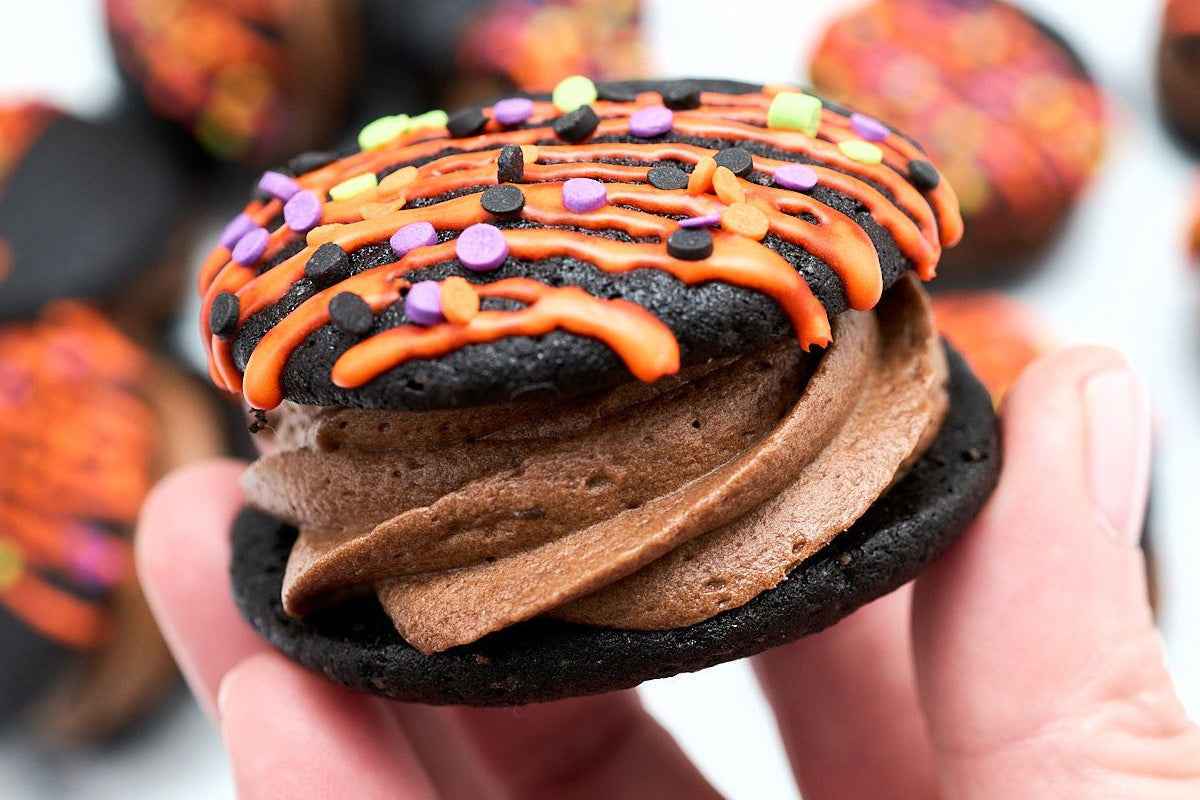 Blackout Whoopie Pies by Crumble Crate
