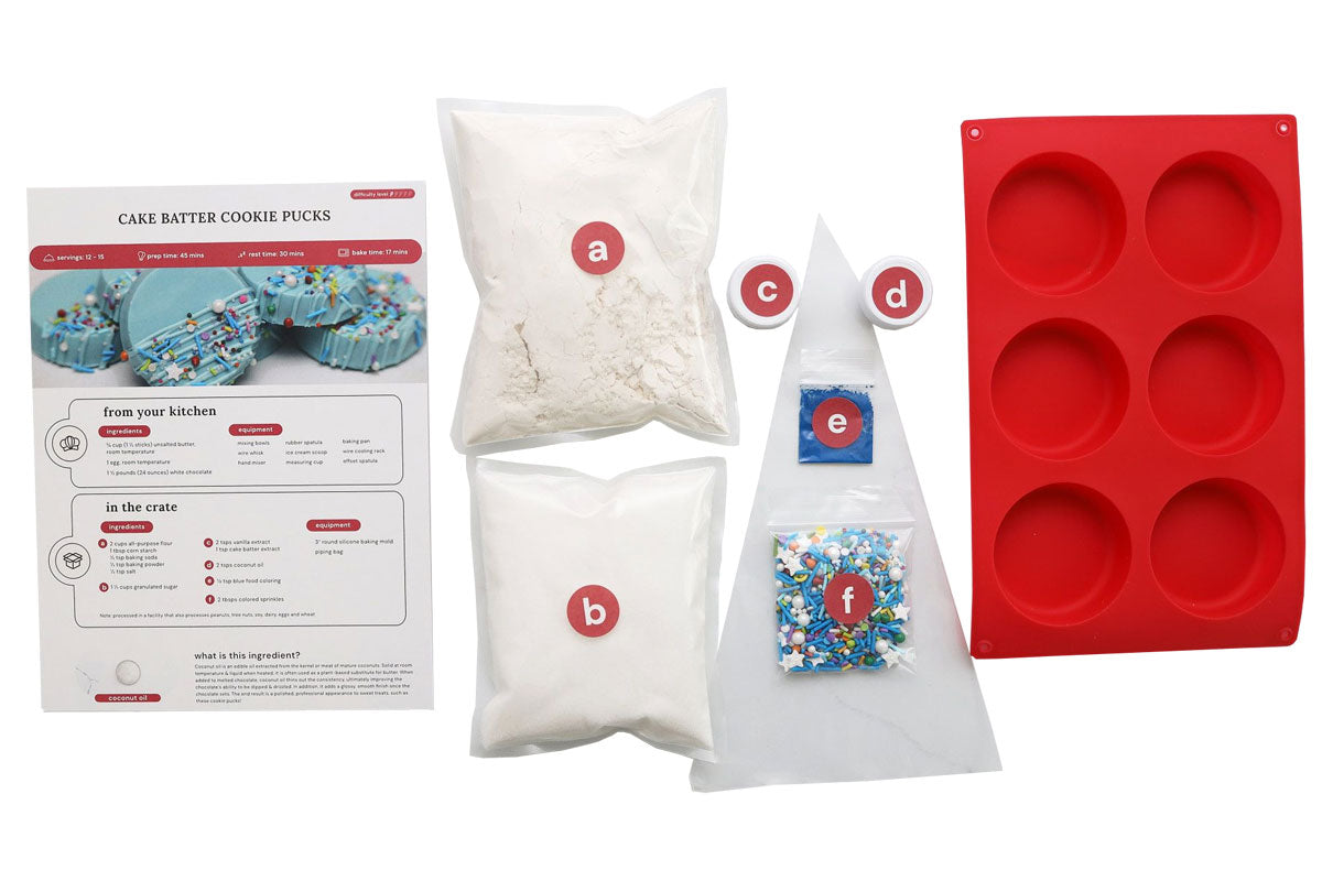 Cake Batter Cookie Pucks Baking Kit