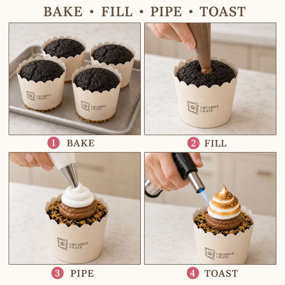 S'mores Cupcakes