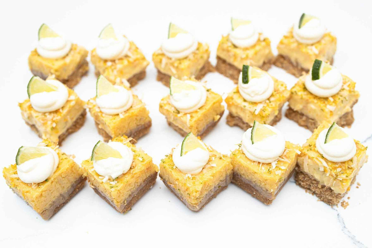 Coconut Citrus Bars by Crumble Crate