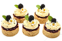 Earl Grey, Blackberry & Honey Tea Cakes by Crumble Crate