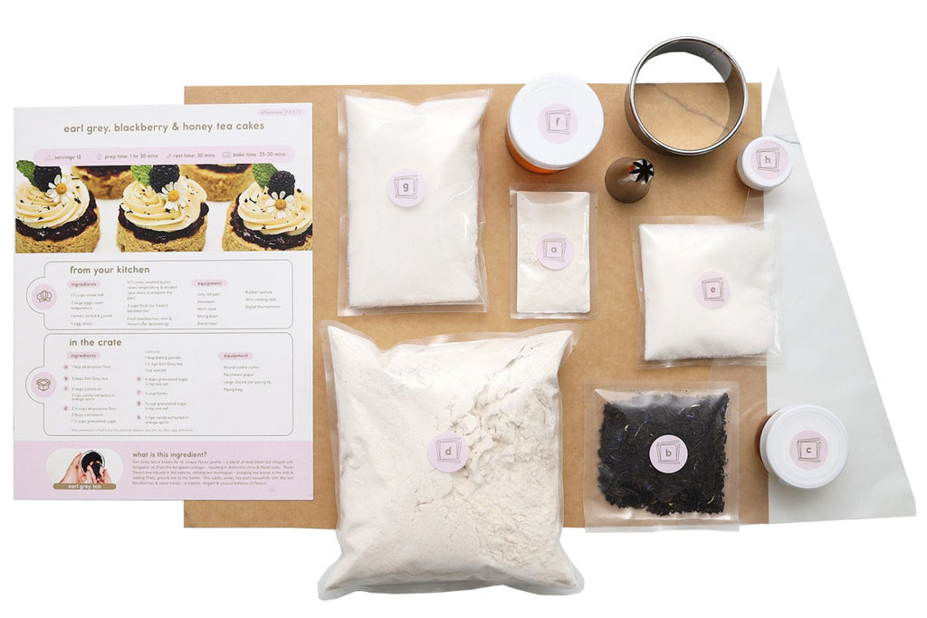 Earl Grey, Blackberry & Honey Tea Cakes