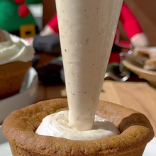 Gingerbread & Eggnog Cookie Cups