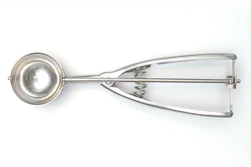 Crumble Crate Ice Cream Scoop Stainless Steel 8 Inch - Durable Portion Control