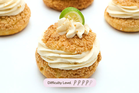 Key Lime Pie Choux au Craquelin