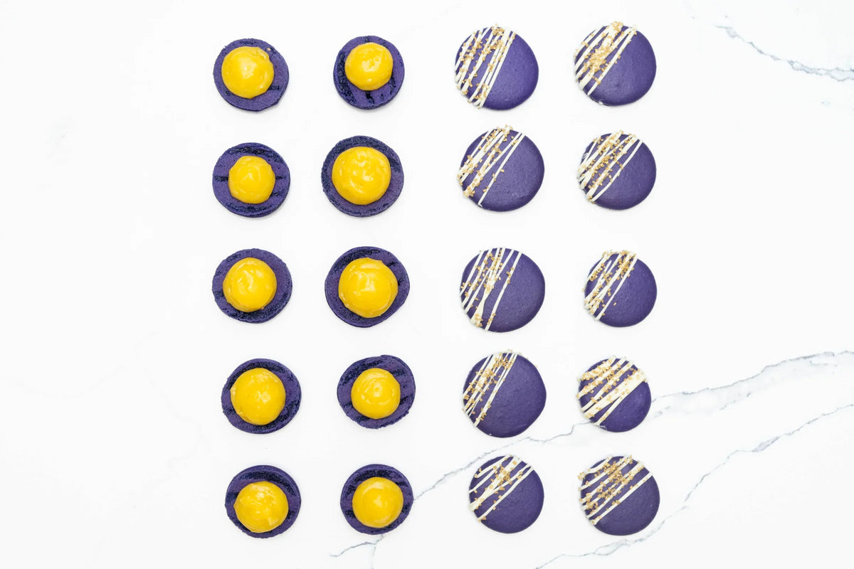 Lavender Macarons with Lemon Curd Refill Pack by Crumble Crate