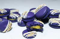 Lavender Macarons with Lemon Curd by Crumble Crate
