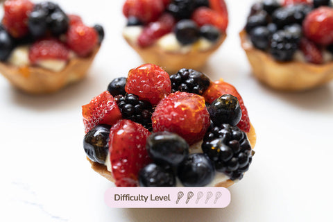 Mini Fruit Tarts with Vanilla Pastry Cream