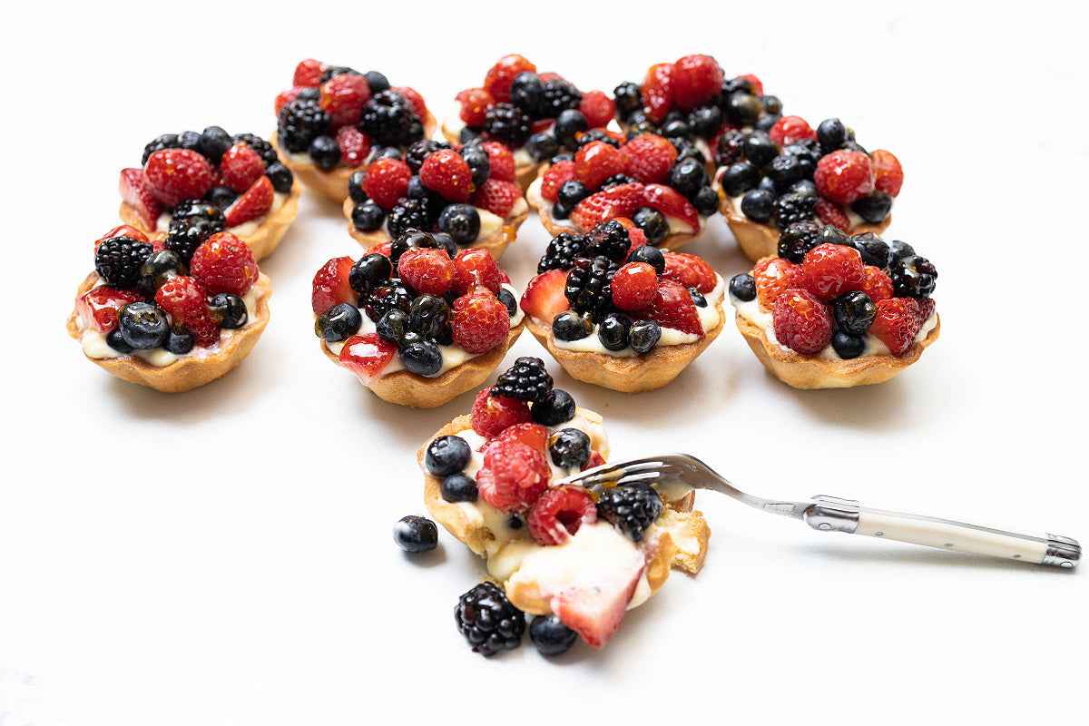 Mini Fruit Tarts with Vanilla Pastry Cream Refill Pack by Crumble Crate