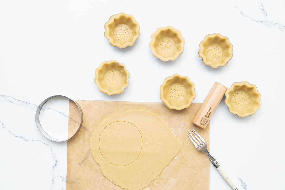 Mini Fruit Tarts with Vanilla Pastry Cream Refill Pack by Crumble Crate