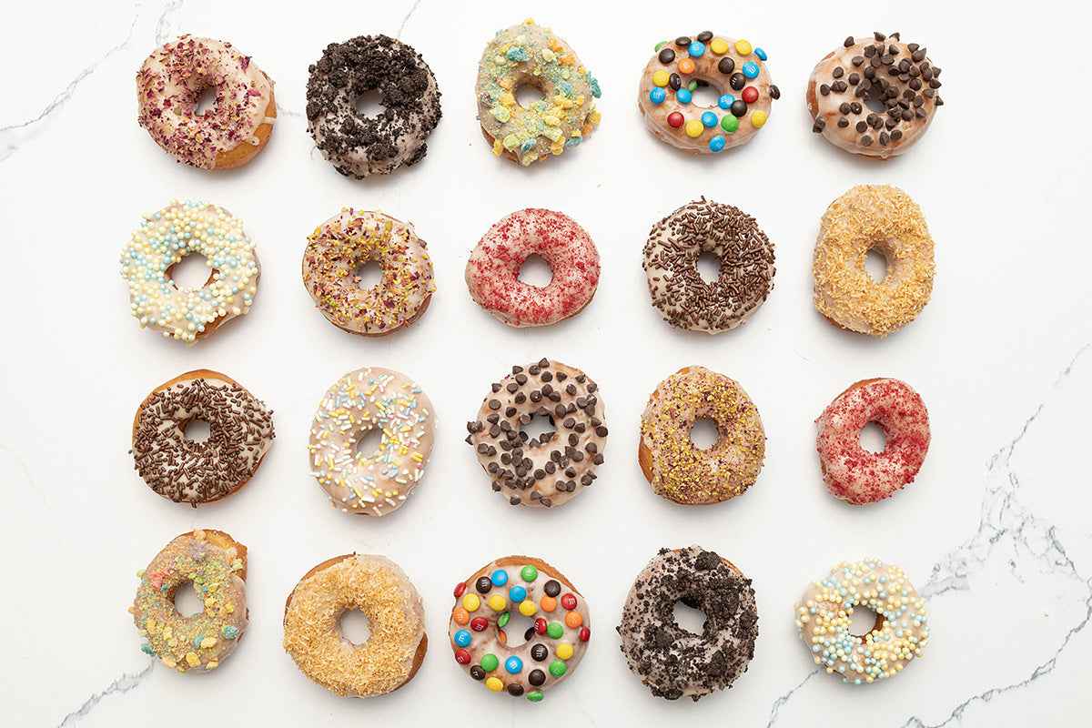 Vanilla Glazed Funfetti Donuts Refill Pack by Crumble Crate
