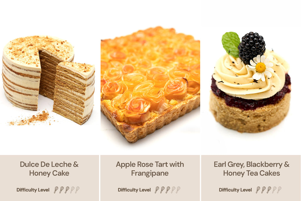 Advanced Three Gourmet Baking Kits Bundle For Home Bakers by Crumblecrate.com