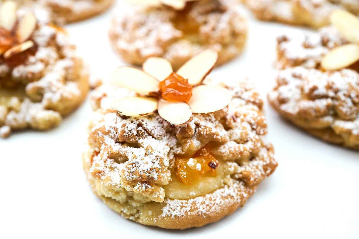 Apricot Clouds French Pastries With Vanilla Pastry Cream by Crumble Crate