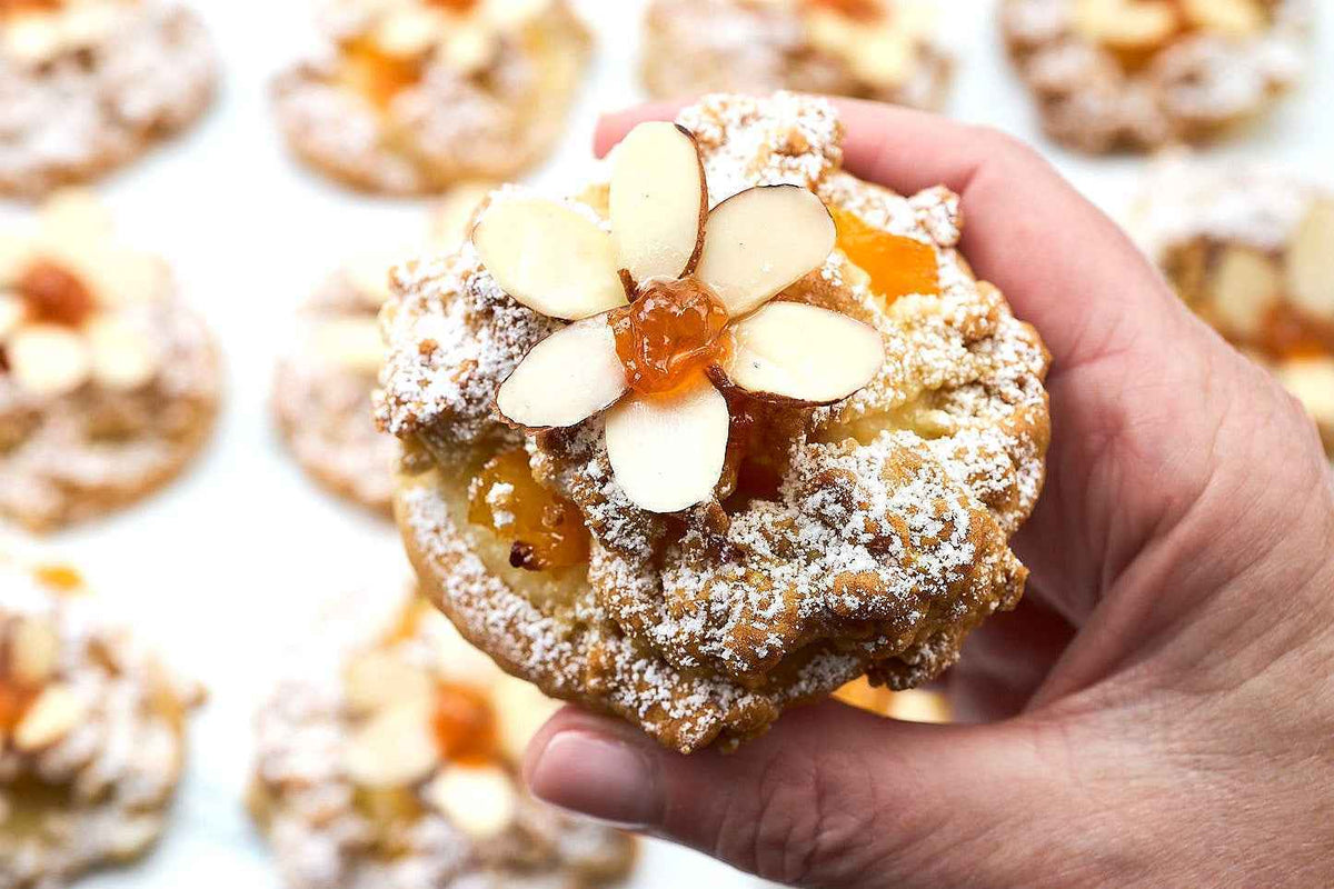 Apricot Clouds French Pastries With Vanilla Pastry Cream by Crumble Crate