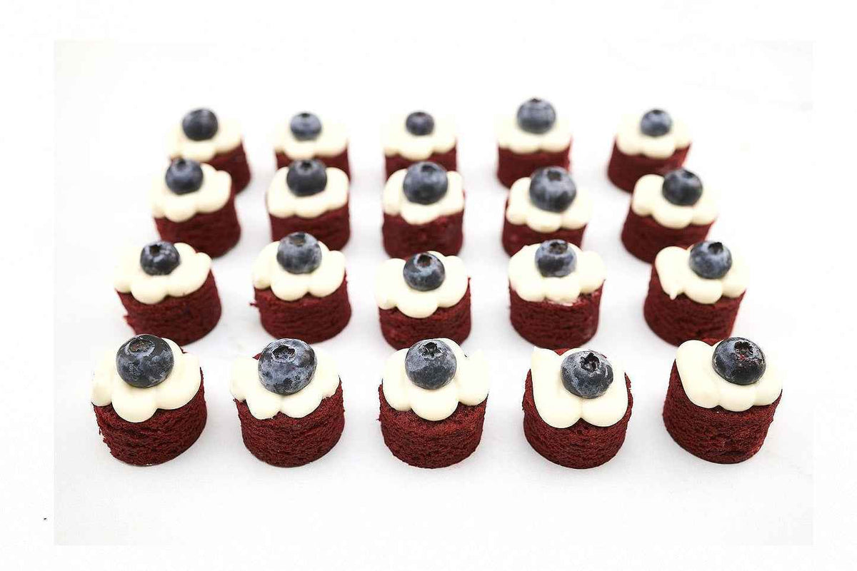 Red Velvet Brownie Bites & Red Velvet Cake Pops by Crumble Crate