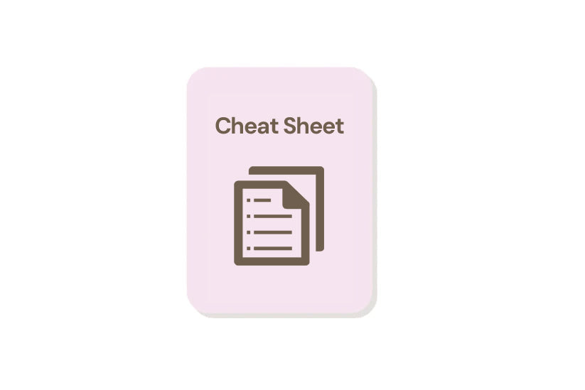 Paula's Baking Basics Cheat Sheet