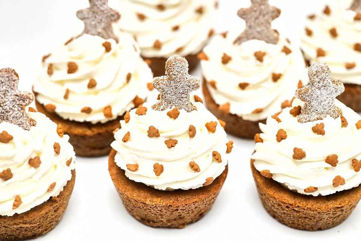 Gingerbread & Eggnog Cookie Cups by Crumble Crate