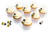 Honey Bee & Orange Cupcakes by Crumble Crate