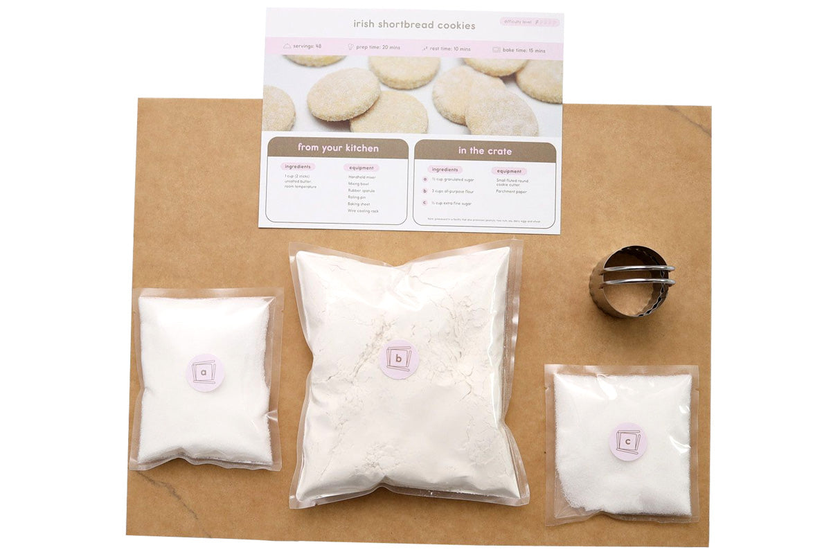 Irish Shortbread Cookies by Crumble Crate