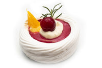 Mini Orange and Cranberry Pavlovas by Crumble Crate