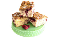 Raspberry Almond Coffee Cake by The CrumbleCrate