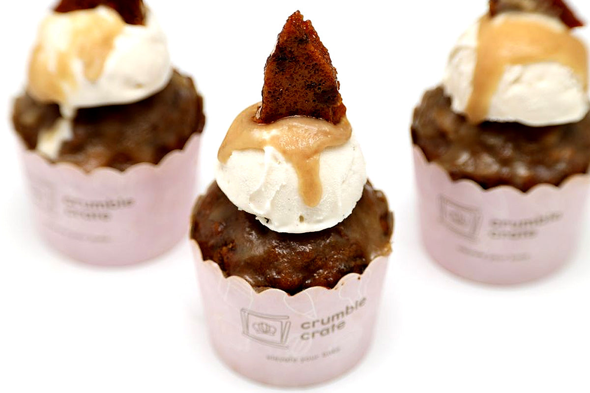 Sticky Toffee Pudding with Pecan Brittle by Crumble Crate