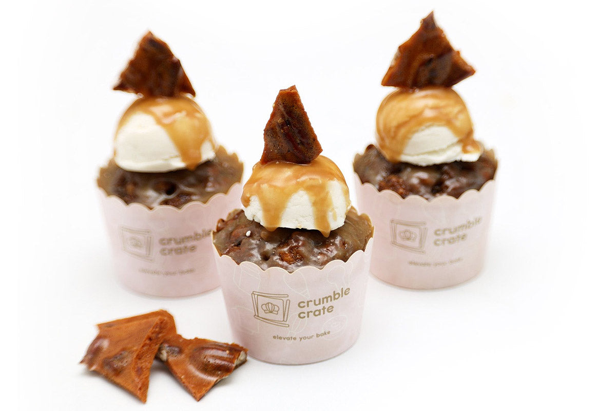 Sticky Toffee Pudding with Pecan Brittle by Crumble Crate
