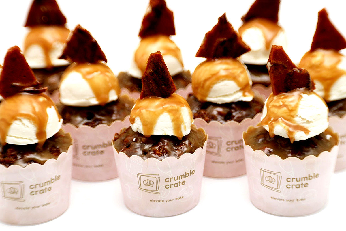 Sticky Toffee Pudding with Pecan Brittle by Crumble Crate