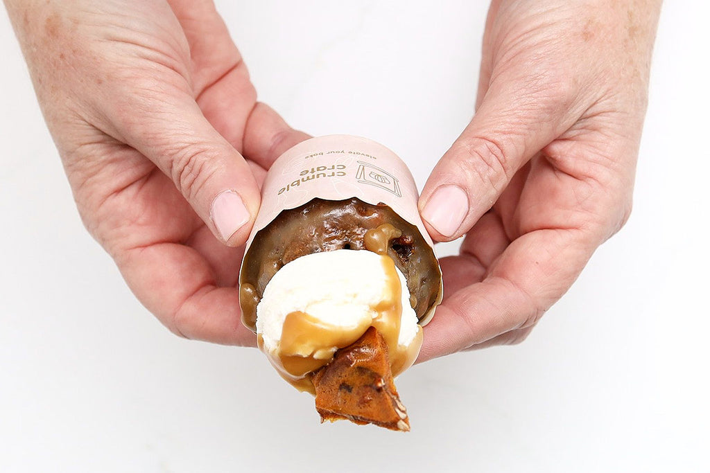 Sticky Toffee Pudding with Pecan Brittle